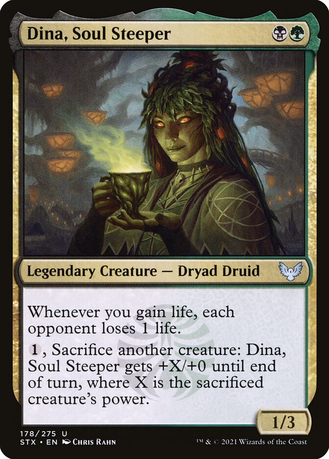 Dina, Soul Steeper 178 (Strixhaven: School of Mages)  - Foil | Good Games Adelaide SA