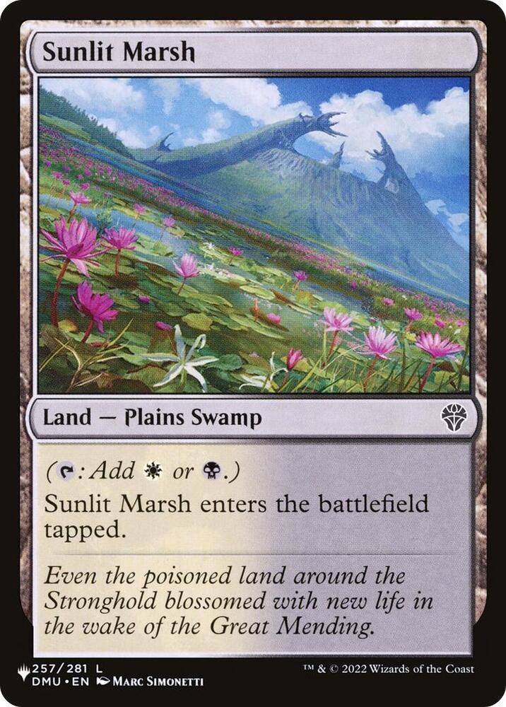 Sunlit Marsh 257/281 (The List Reprints)  | Good Games Adelaide SA
