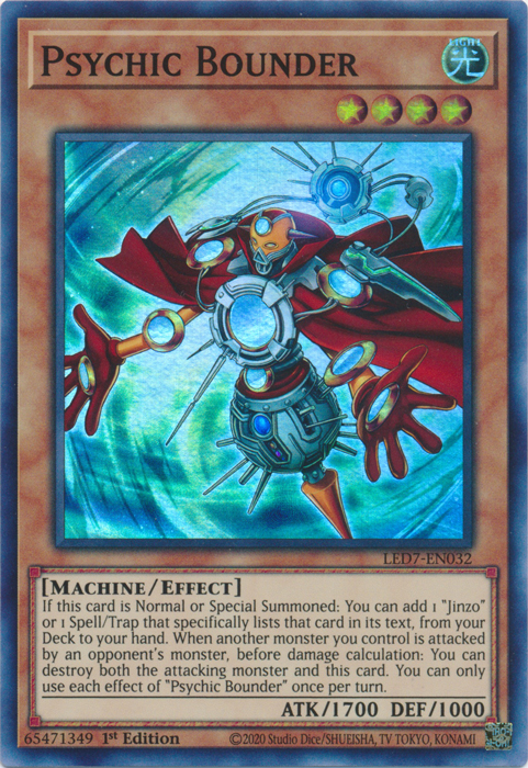 Psychic Bounder [LED7-EN032] Super Rare | Good Games Adelaide SA