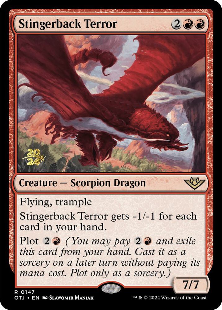 Stingerback Terror 147 (Prerelease Cards)  - Foil | Good Games Adelaide SA