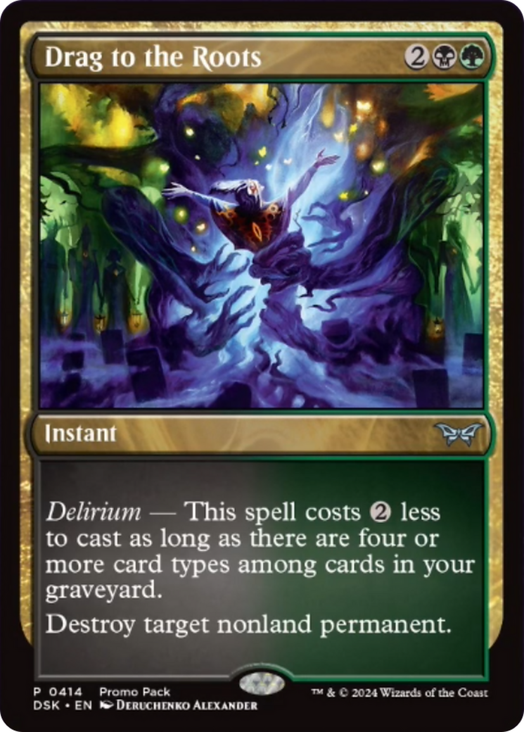 Drag to the Roots [Duskmourn: House of Horror Promos] | Good Games Adelaide SA