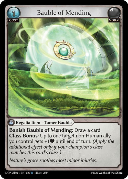 Bauble of Mending (022) [Dawn of Ashes: Alter Edition] | Good Games Adelaide SA