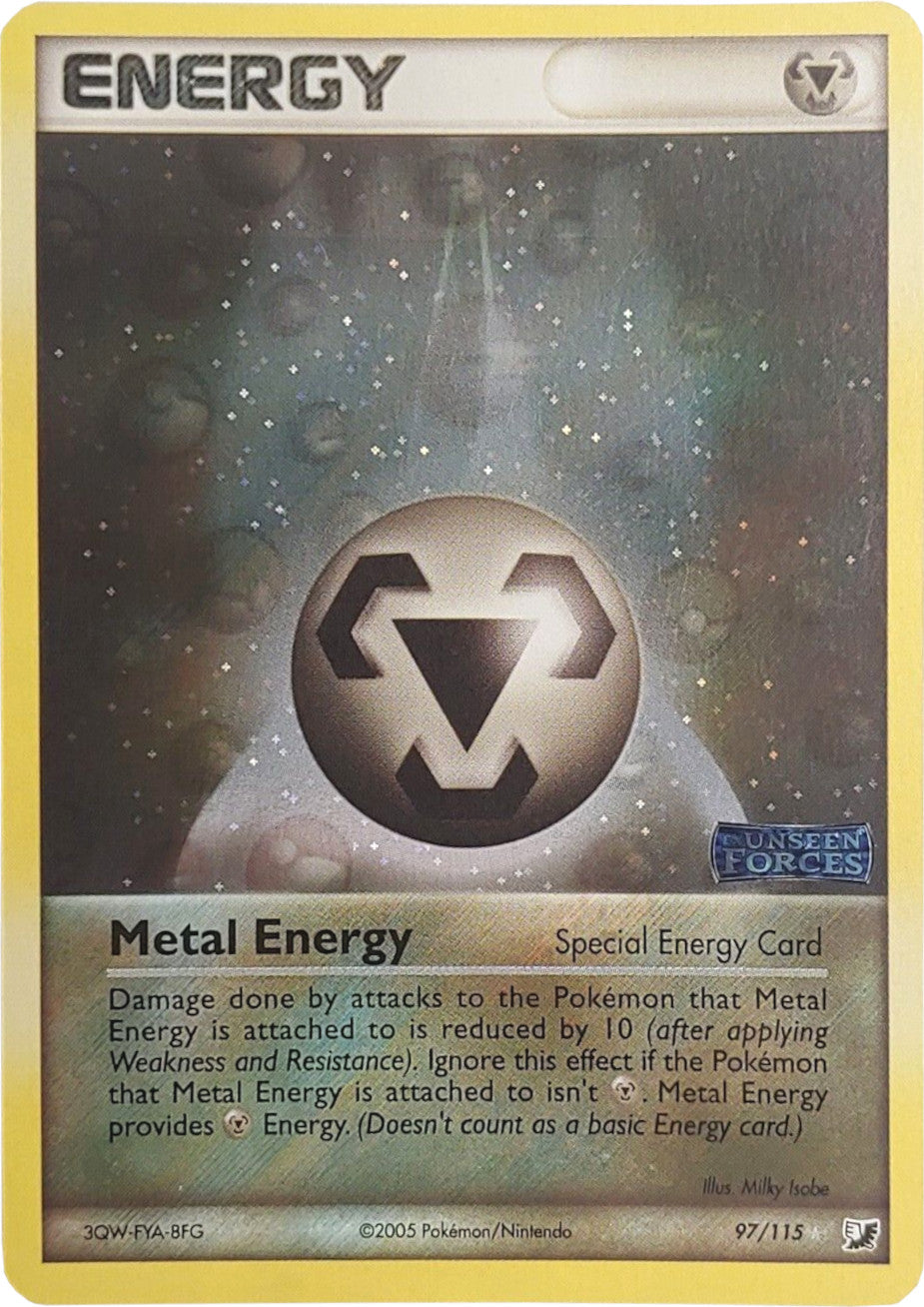 Metal Energy (97/115) (Stamped) [EX: Unseen Forces] | Good Games Adelaide SA