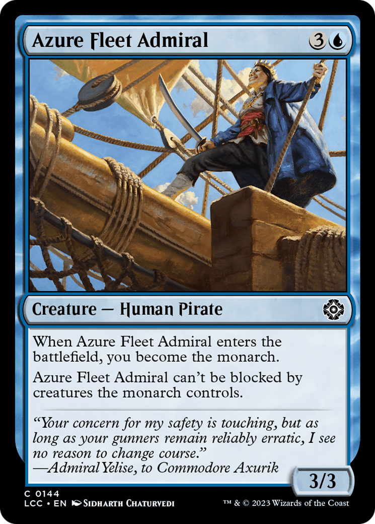 Azure Fleet Admiral [The Lost Caverns of Ixalan Commander] | Good Games Adelaide SA