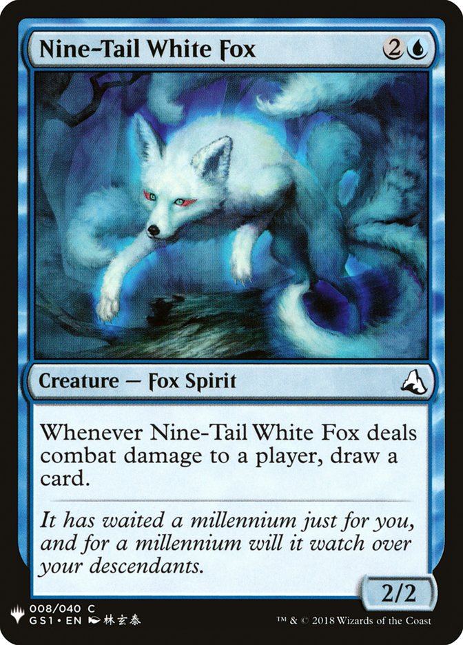 Nine-Tail White Fox [Mystery Booster] | Good Games Adelaide SA