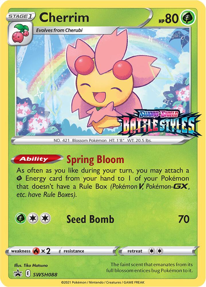 Cherrim Prerelease SWSH088 (SWSH: Sword & Shield Promo Cards)  - Holofoil | Good Games Adelaide SA