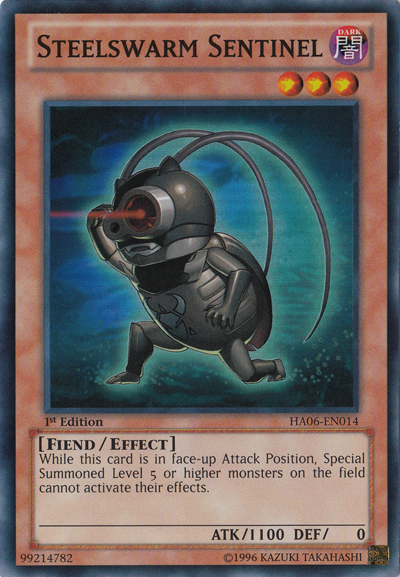 Steelswarm Sentinel [HA06-EN014] Super Rare | Good Games Adelaide SA
