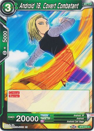 Android 18, Covert Combatant [BT9-042] | Good Games Adelaide SA