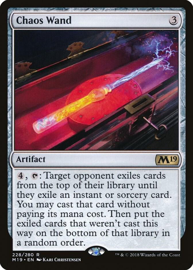 Chaos Wand 228 (Core Set 2019)  | Good Games Adelaide SA