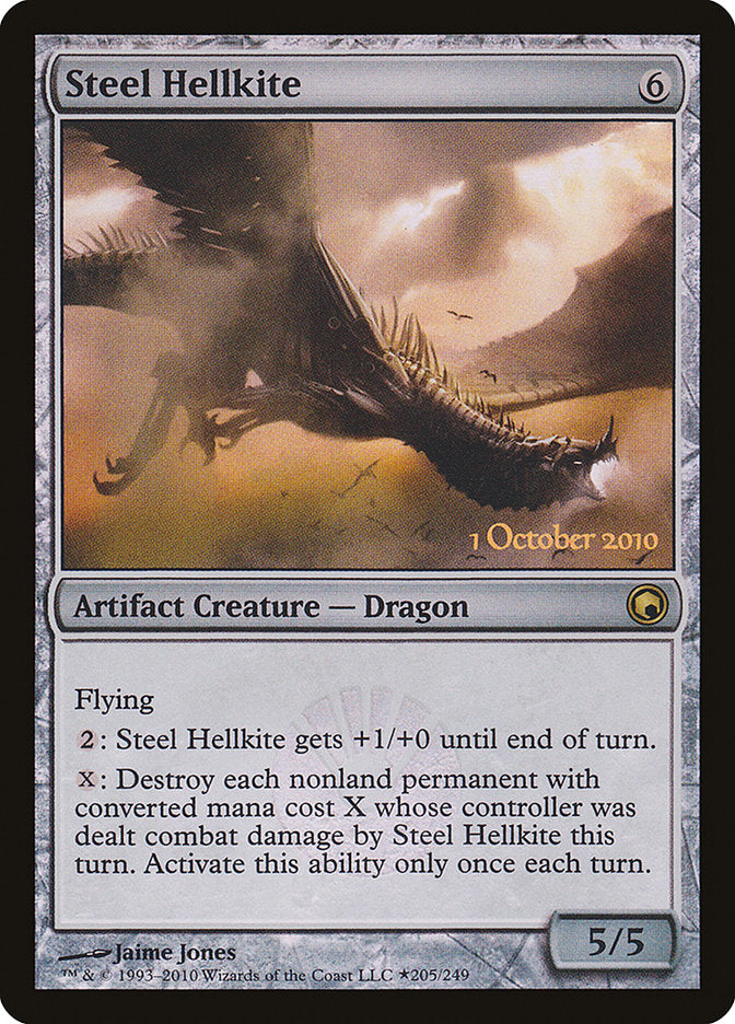 Steel Hellkite [Scars of Mirrodin Promos] | Good Games Adelaide SA