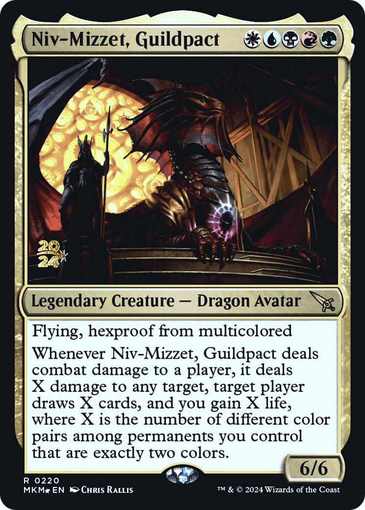 Niv-Mizzet, Guildpact [Murders at Karlov Manor Prerelease Promos] | Good Games Adelaide SA