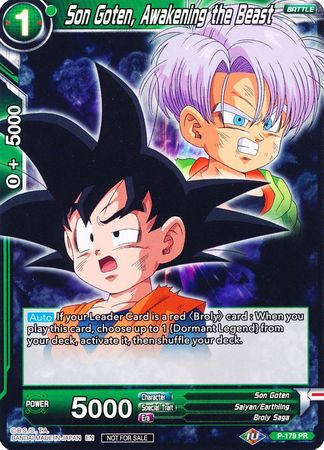 Son Goten, Awakening the Beast (P-179) [Promotion Cards] | Good Games Adelaide SA