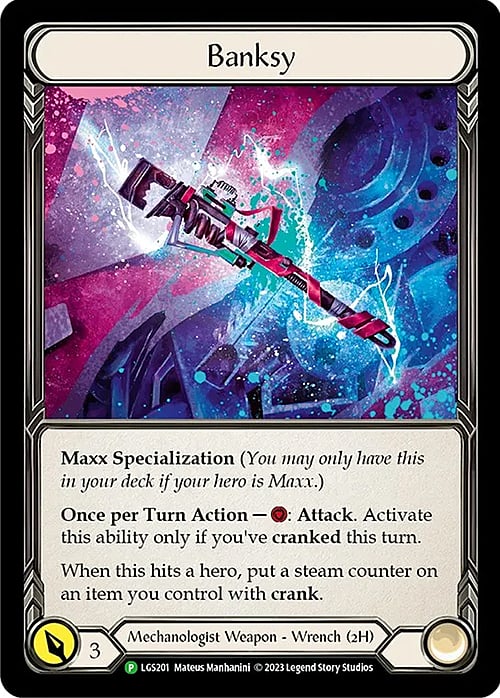 Banksy [LGS201] (Promo)  Cold Foil | Good Games Adelaide SA