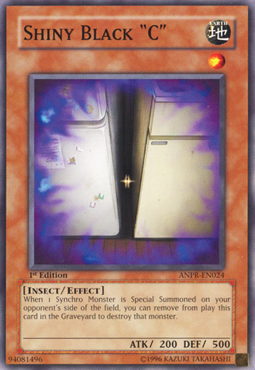 Shiny Black "C" [ANPR-EN024] Common | Good Games Adelaide SA