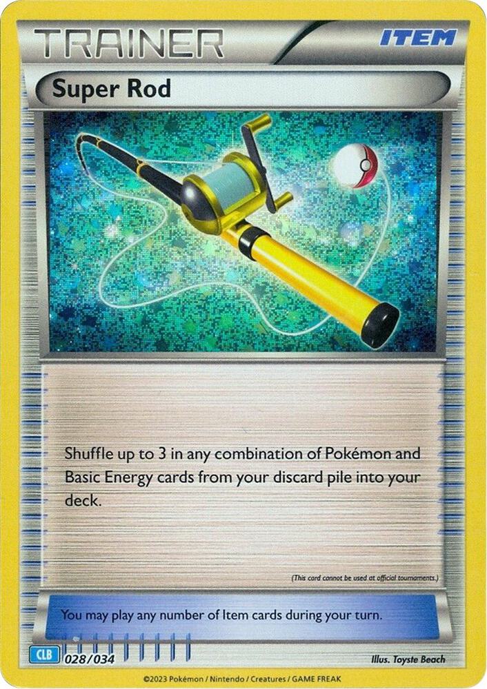 Super Rod CLB 028/034 (Trading Card Game Classic)  - Holofoil | Good Games Adelaide SA