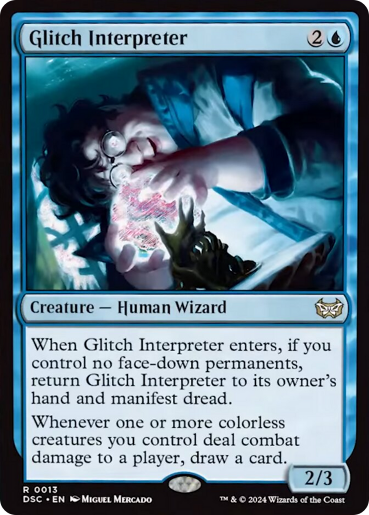 Glitch Interpreter (Extended Art) [Duskmourn: House of Horror Commander] | Good Games Adelaide SA