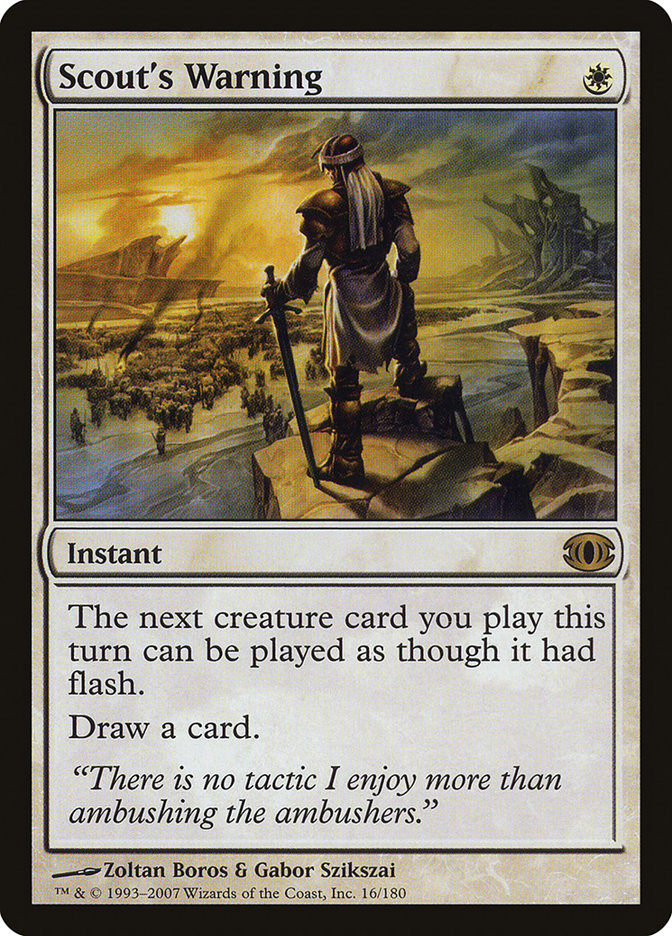 Scout's Warning 16 (Future Sight)  | Good Games Adelaide SA