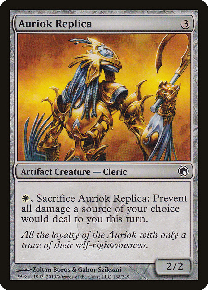 Auriok Replica 138 (Scars of Mirrodin)  - Foil | Good Games Adelaide SA
