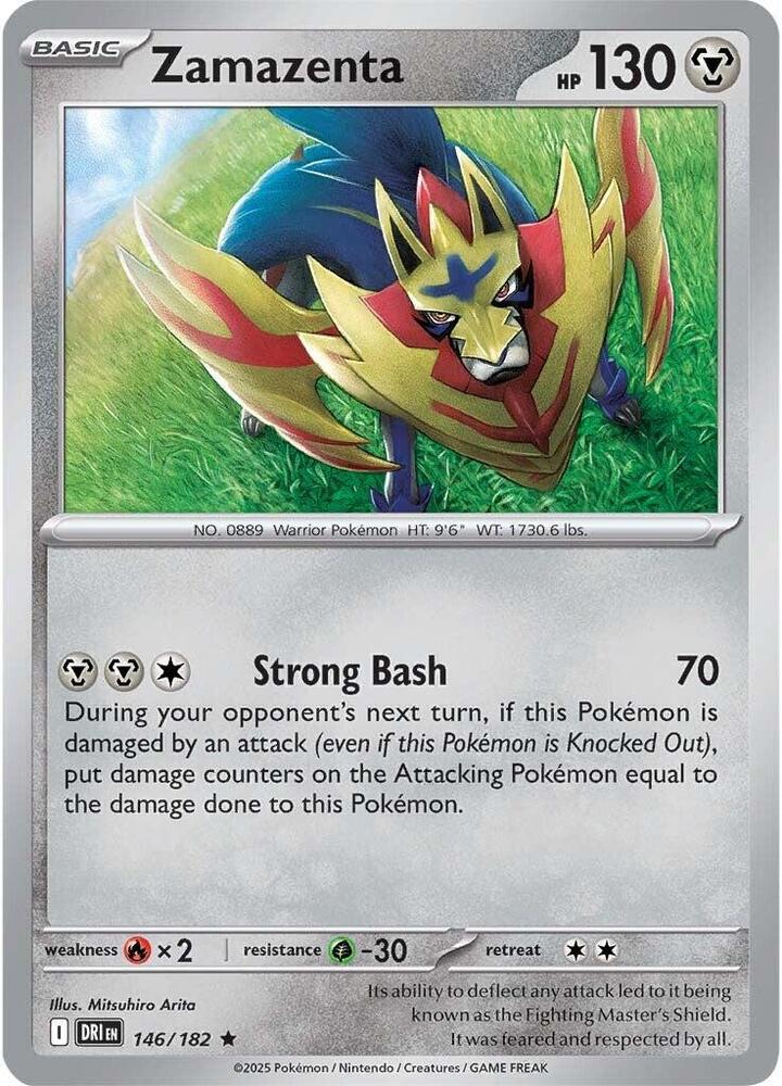 Zamazenta  146/182 (SV10: Destined Rivals)  - Holofoil | Good Games Adelaide SA