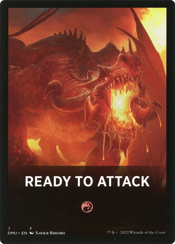 Ready to Attack Theme Card [Dominaria United Tokens] | Good Games Adelaide SA