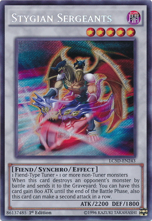 Stygian Sergeants [LC5D-EN243] Secret Rare | Good Games Adelaide SA