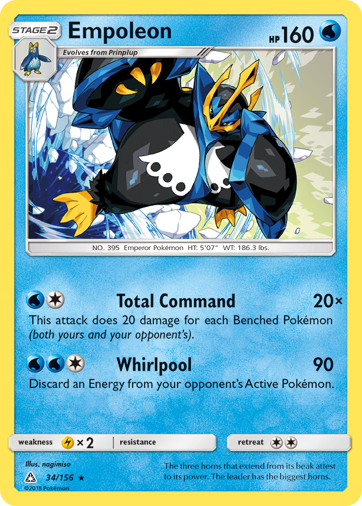 Empoleon (34/156) [Sun & Moon: Ultra Prism] | Good Games Adelaide SA