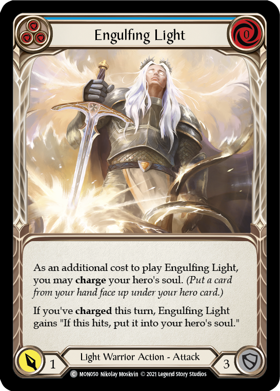Engulfing Light (Blue) [MON050] 1st Edition Normal | Good Games Adelaide SA