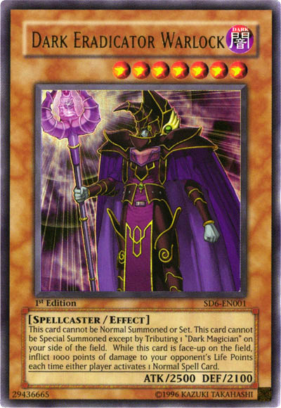 Dark Eradicator Warlock [SD6-EN001] Ultra Rare | Good Games Adelaide SA
