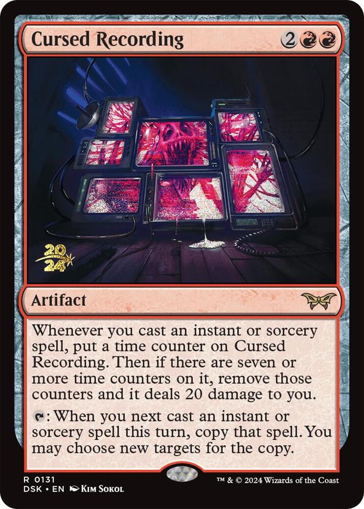 Cursed Recording 0131 131 (Prerelease Cards)  - Foil | Good Games Adelaide SA