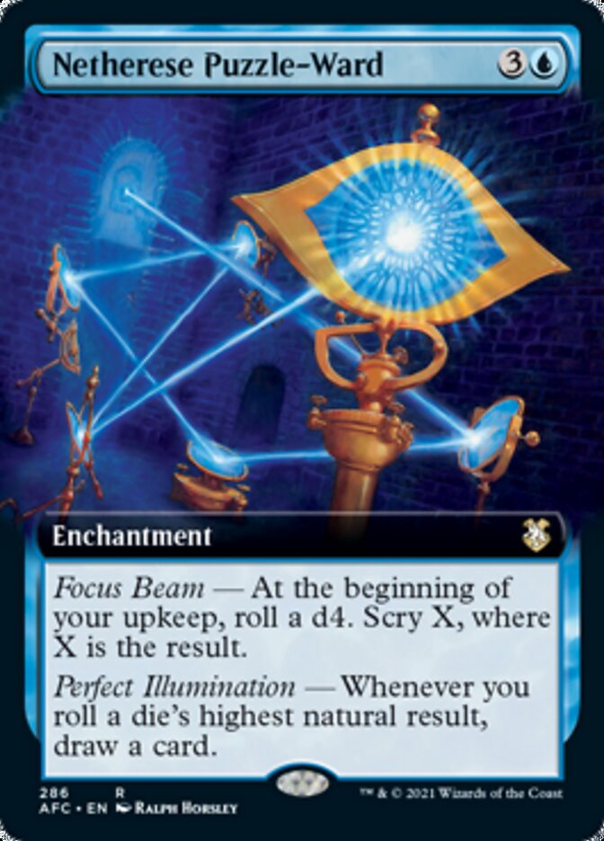 Netherese Puzzle-Ward (Extended) [Dungeons & Dragons: Adventures in the Forgotten Realms Commander] | Good Games Adelaide SA