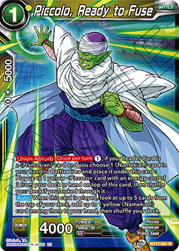 Piccolo, Ready to Fuse (BT17-091) [Ultimate Squad] | Good Games Adelaide SA
