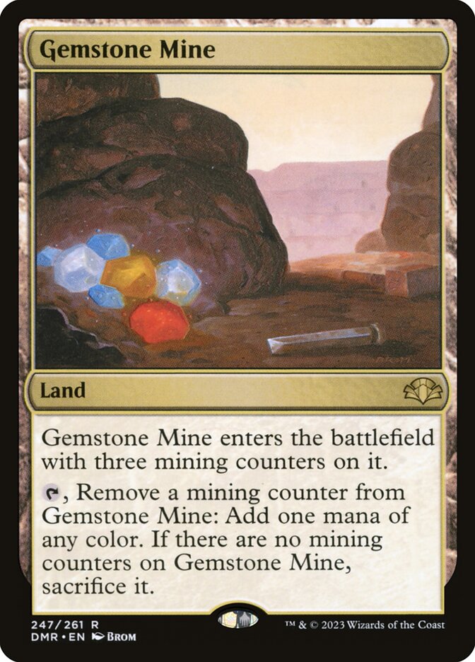 Gemstone Mine 247 (Dominaria Remastered)  - Foil | Good Games Adelaide SA