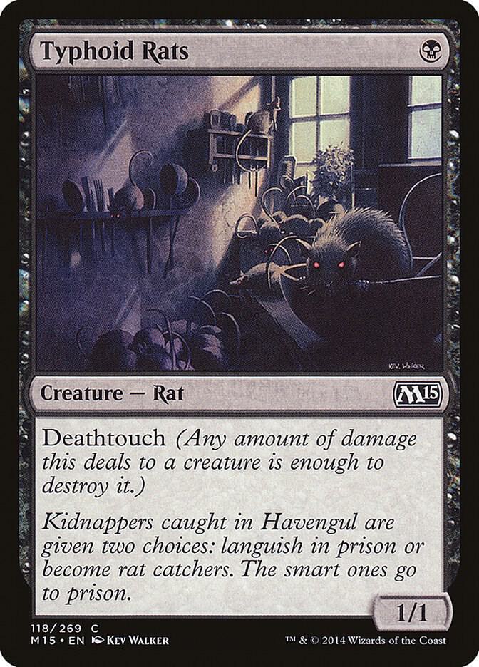 Typhoid Rats 118 (Magic 2015 (M15))  - Foil | Good Games Adelaide SA