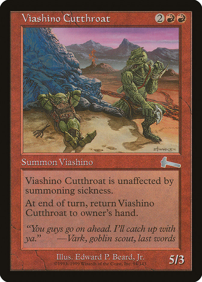 Viashino Cutthroat 94 (Urza's Legacy)  | Good Games Adelaide SA