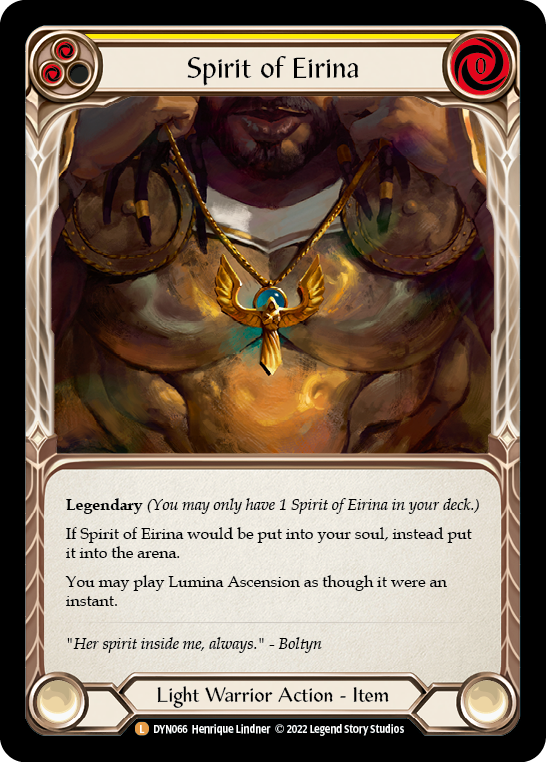 Spirit of Eirina [DYN066] (Dynasty)  Cold Foil | Good Games Adelaide SA