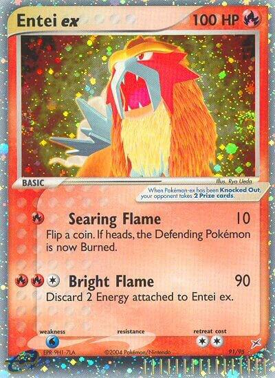 Entei ex 91/95 (Team Magma vs Team Aqua)  - Holofoil | Good Games Adelaide SA