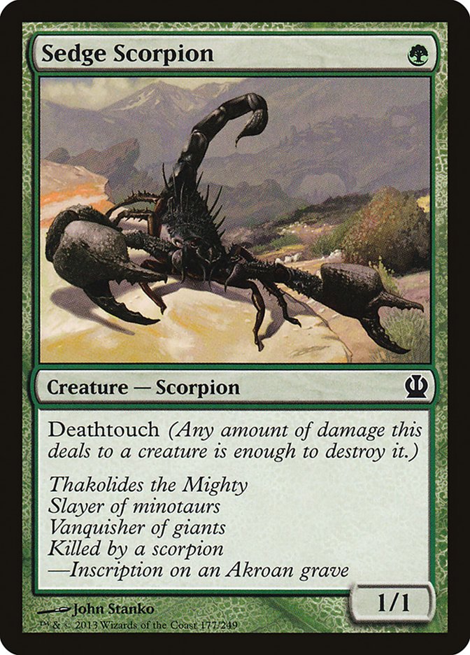 Sedge Scorpion [Theros] | Good Games Adelaide SA