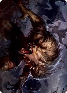 Village Reavers Art Card 45 (Art Series: Innistrad: Midnight Hunt)  | Good Games Adelaide SA