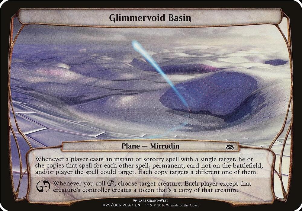 Glimmervoid Basin Planechase Anthology  (Oversize Cards)  | Good Games Adelaide SA