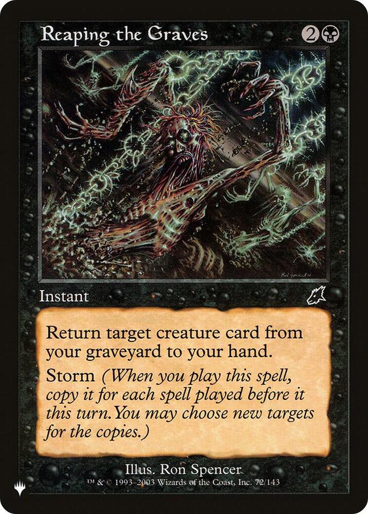 Reaping the Graves 72/143 (The List Reprints)  | Good Games Adelaide SA