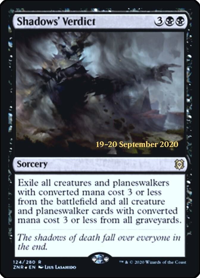 Shadows Verdict 124 (Prerelease Cards)  - Foil | Good Games Adelaide SA