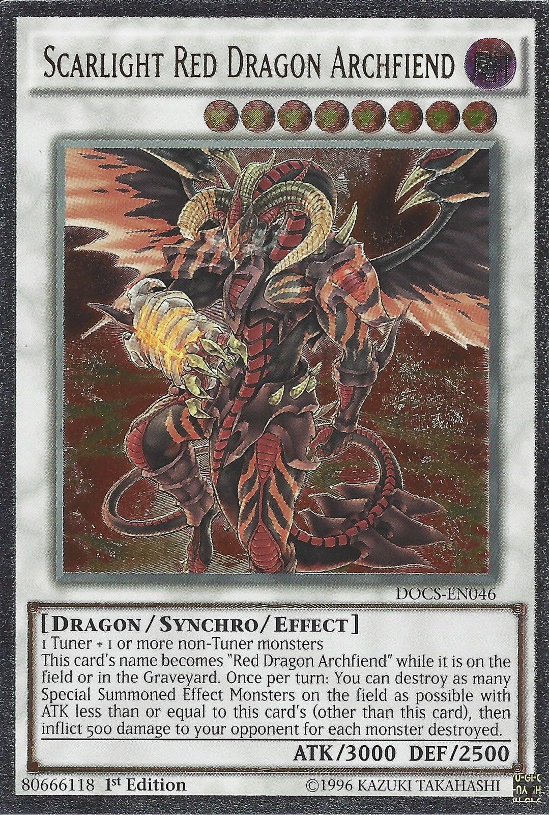 Scarlight Red Dragon Archfiend (UTR) [DOCS-EN046] Ultimate Rare | Good Games Adelaide SA