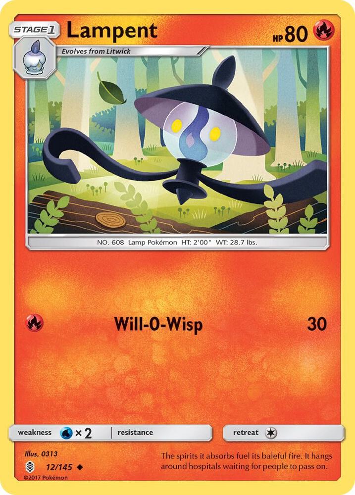 Lampent 12/145 (SM - Guardians Rising)  | Good Games Adelaide SA