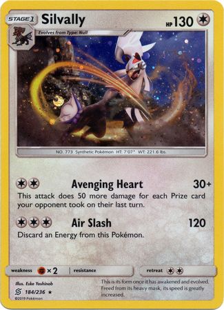 Silvally (184/236) (Cosmos Holo) [Sun & Moon: Unified Minds] | Good Games Adelaide SA