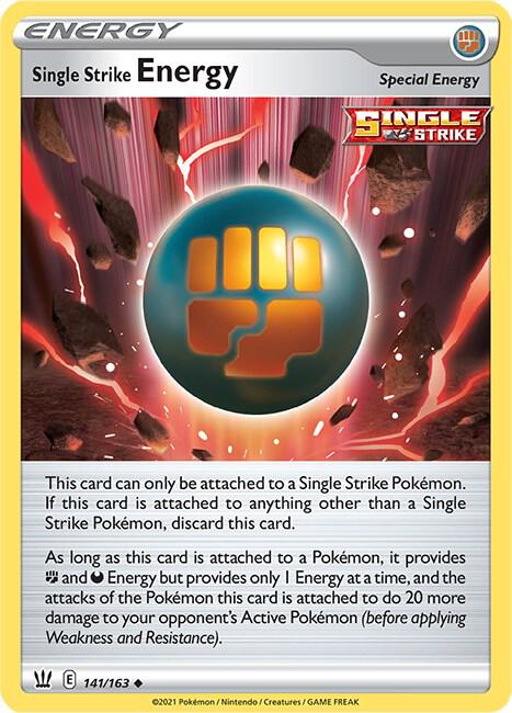 Single Strike Energy 141/163 (SWSH05: Battle Styles)  | Good Games Adelaide SA
