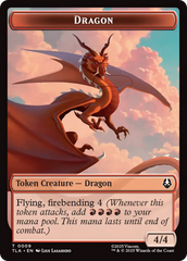 Dragon // Food (0019) Double-Sided Token [Avatar: The Last Airbender Tokens] | Good Games Adelaide SA