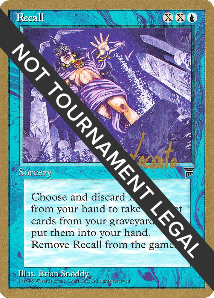 Recall 1996 Michael Loconto LEG ml24/308 (World Championship Decks)  | Good Games Adelaide SA