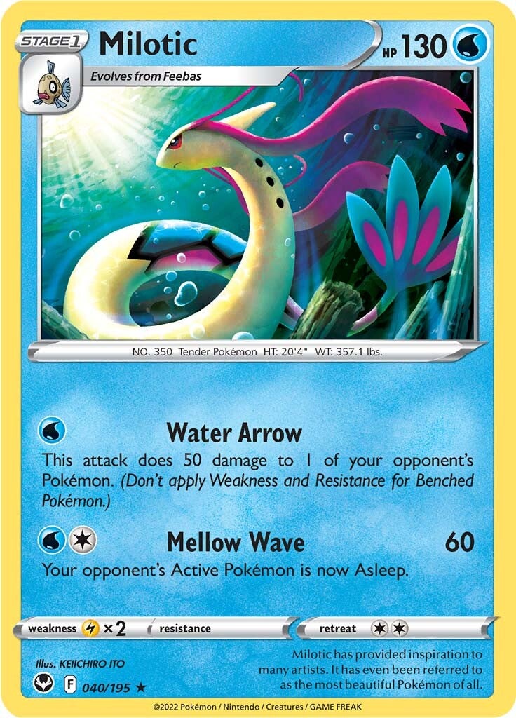 Milotic (040/195) [Sword & Shield: Silver Tempest] | Good Games Adelaide SA