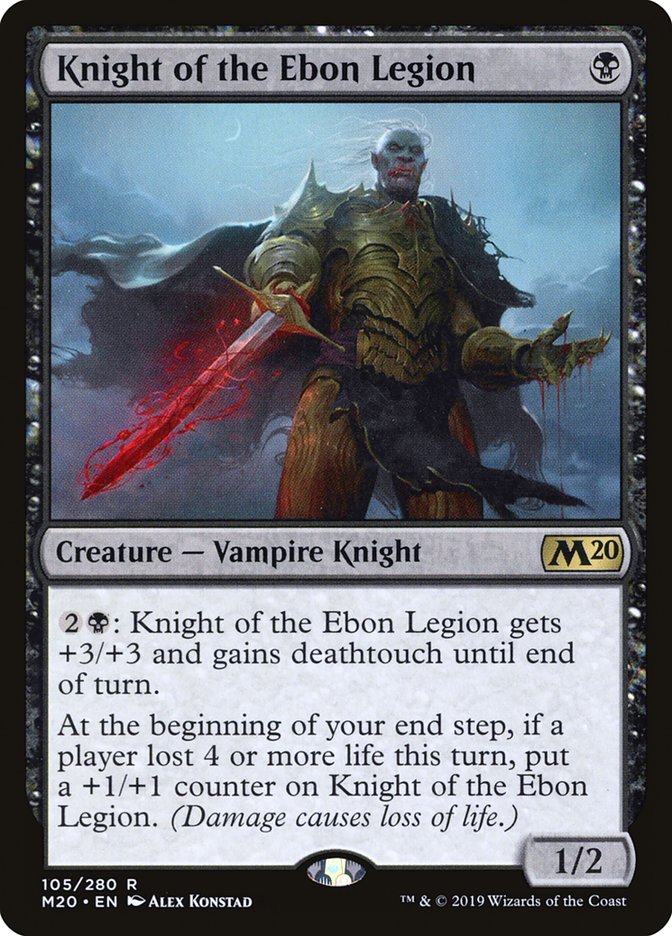 Knight of the Ebon Legion 105 (Core Set 2020)  | Good Games Adelaide SA