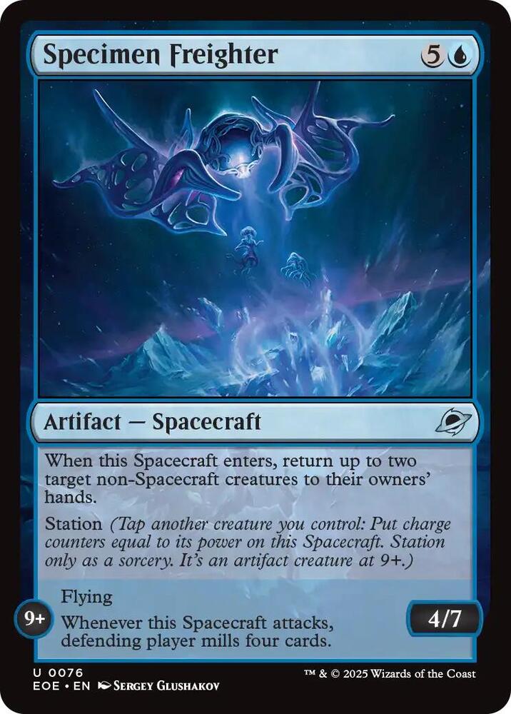 Specimen Freighter 76 (Edge of Eternities)  - Foil | Good Games Adelaide SA